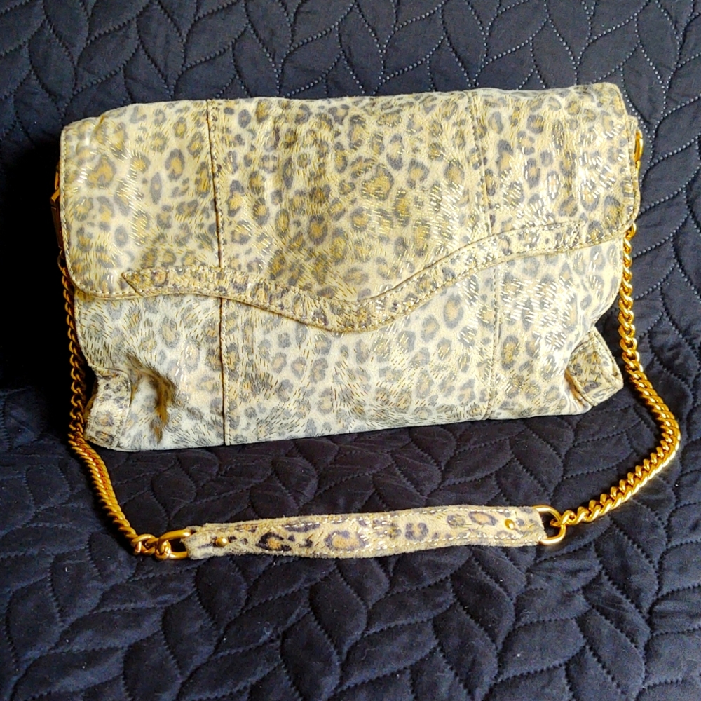 Rebecca Minkoff Oversized Leopard Clutch
